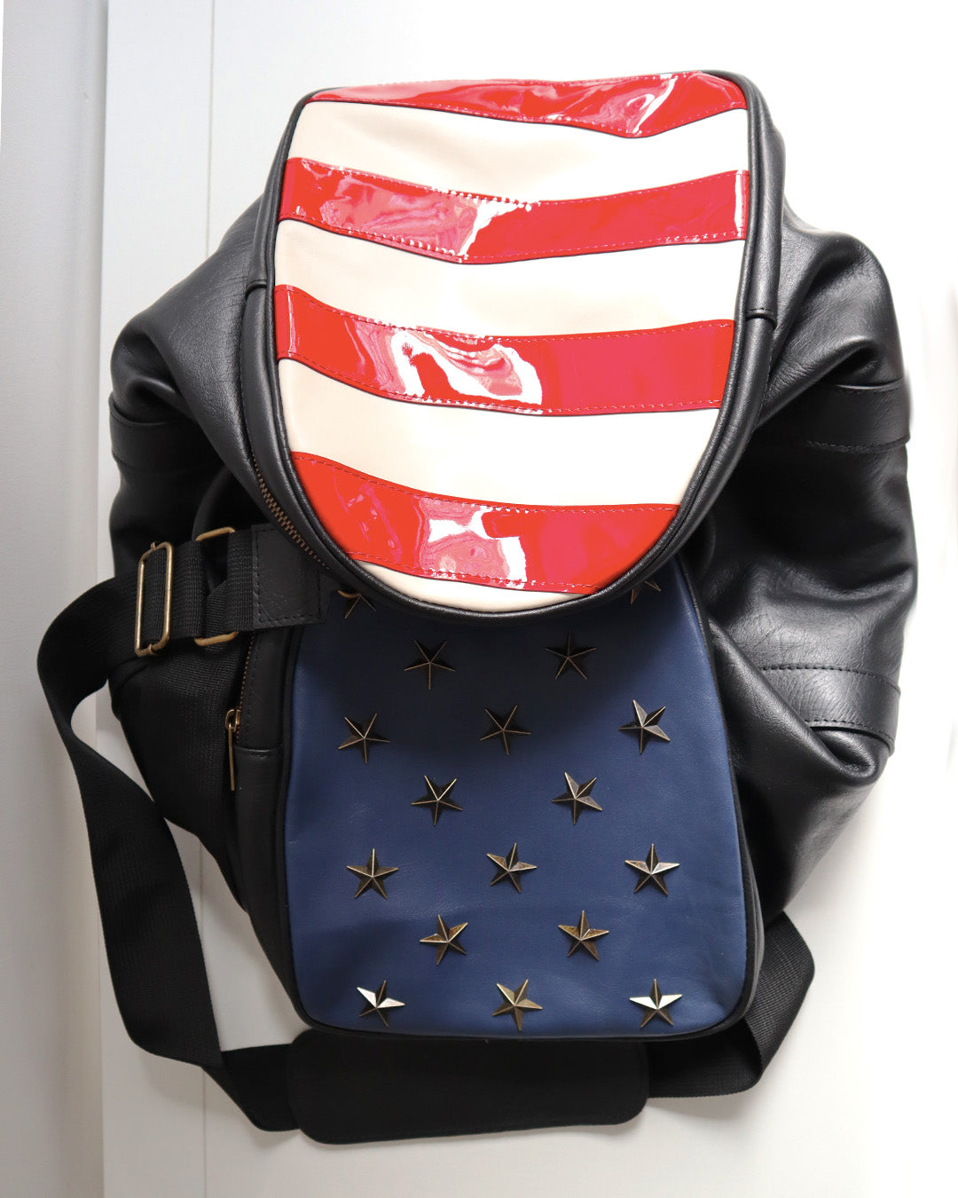 STARS & STRIPES LEATHER DUFFLE