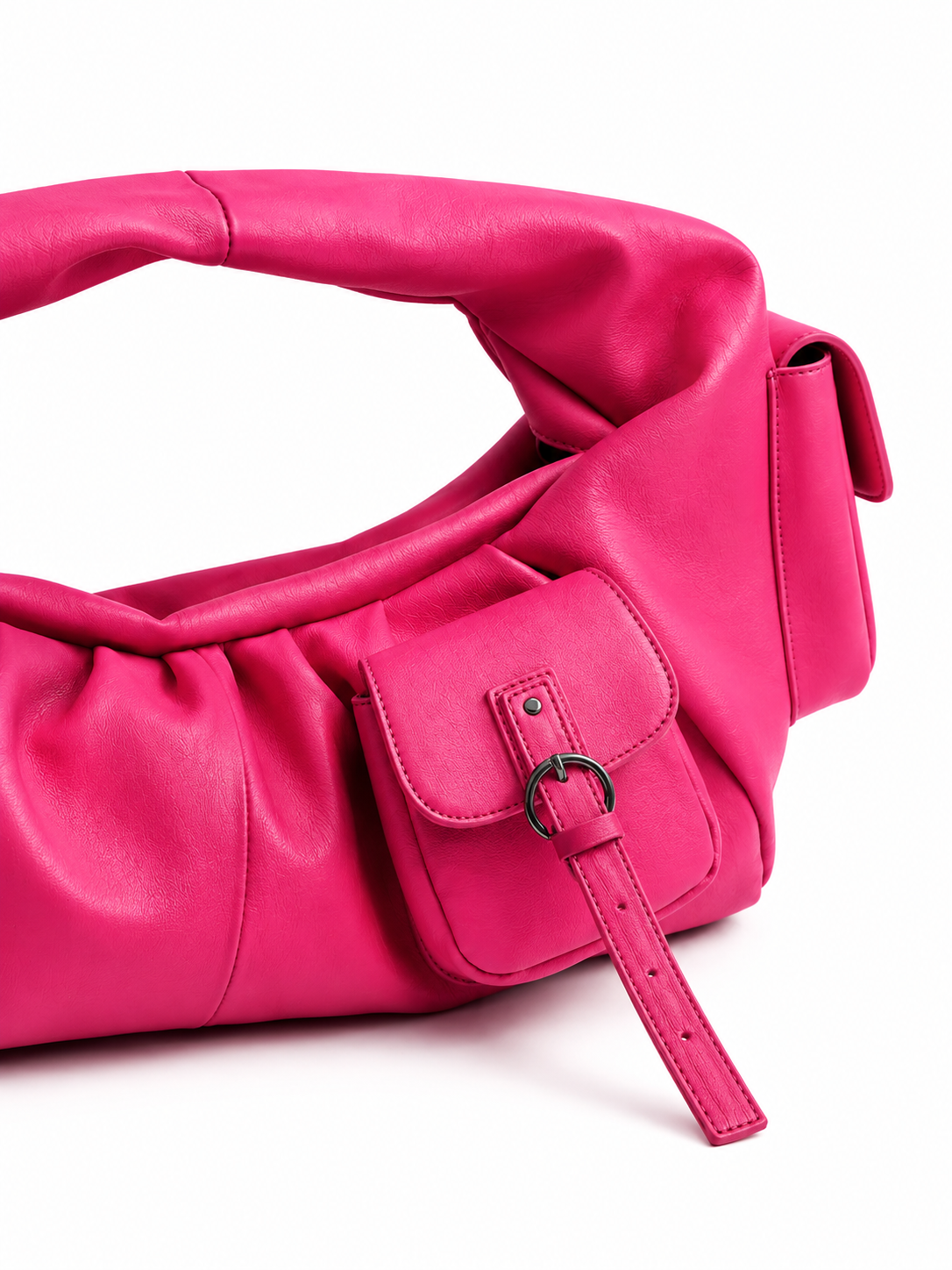 BETTY LEATHER BAG HOT PINK
