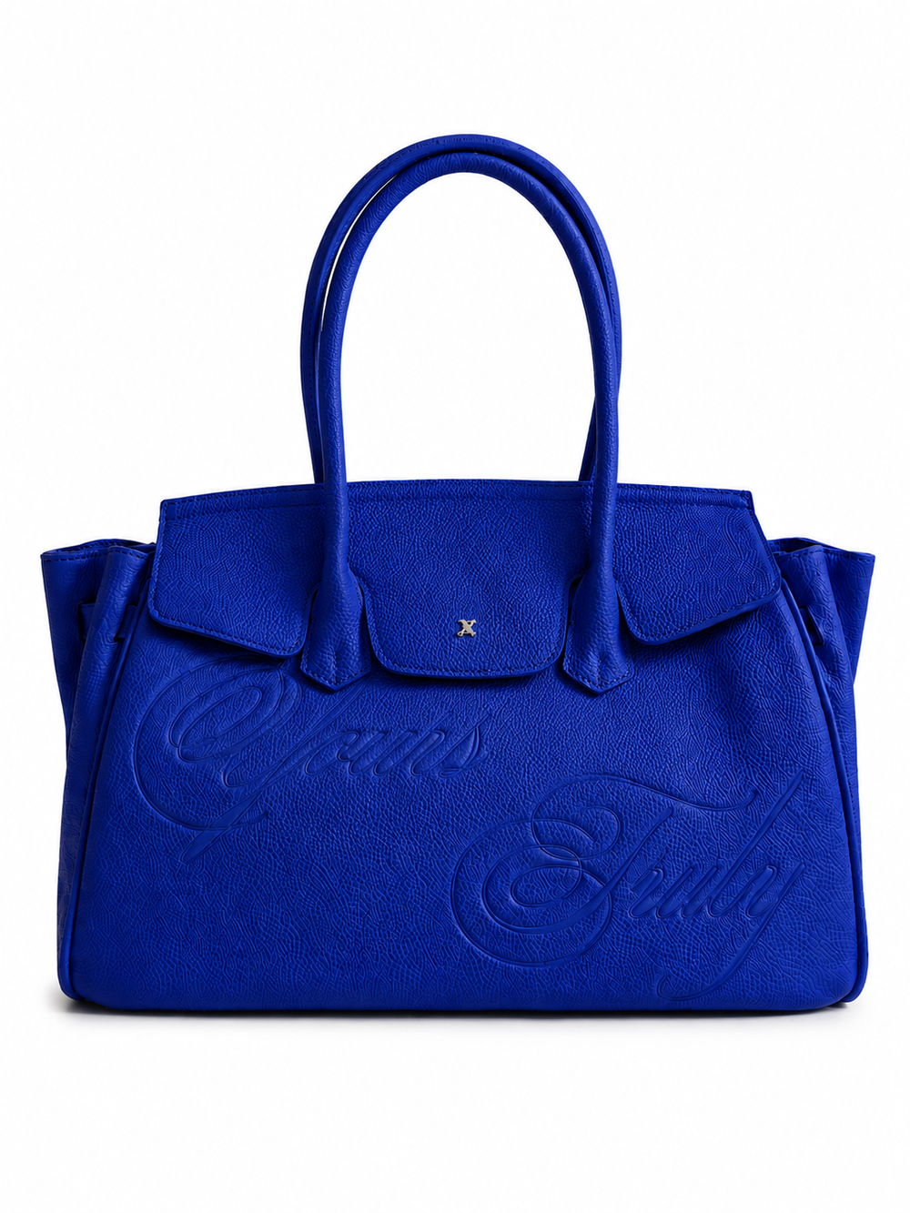 LEATHER CARRYALL COBALT BLUE