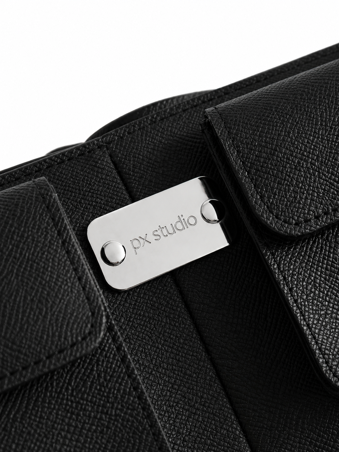 LEATHER BELT BAG BLACK