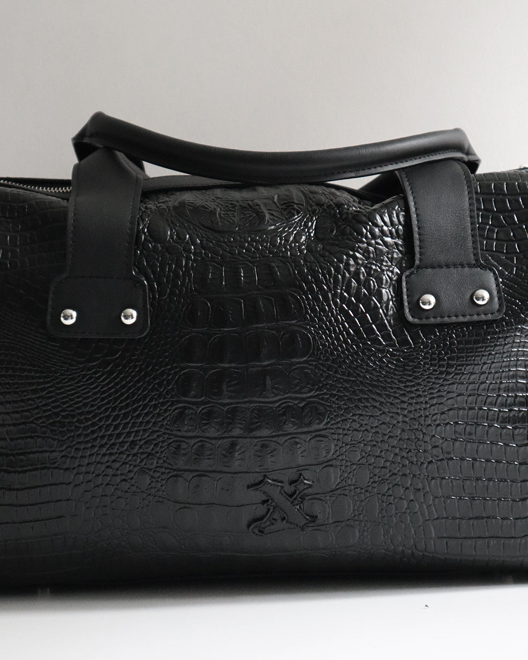 JANE BAG CROC BLACK