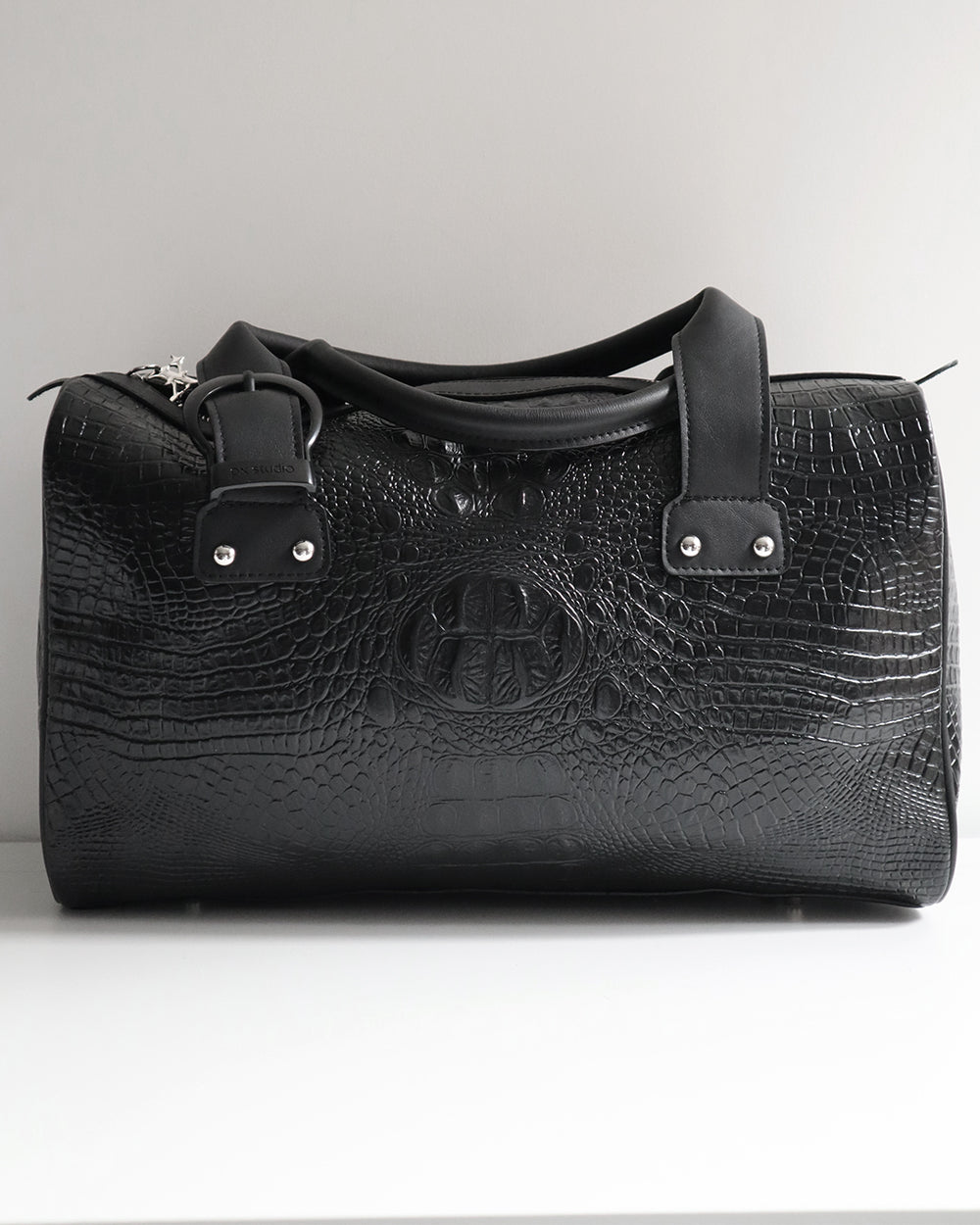 JANE BAG CROC BLACK