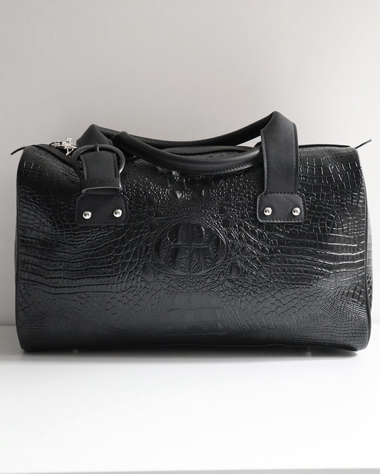 JANE BAG CROC BLACK