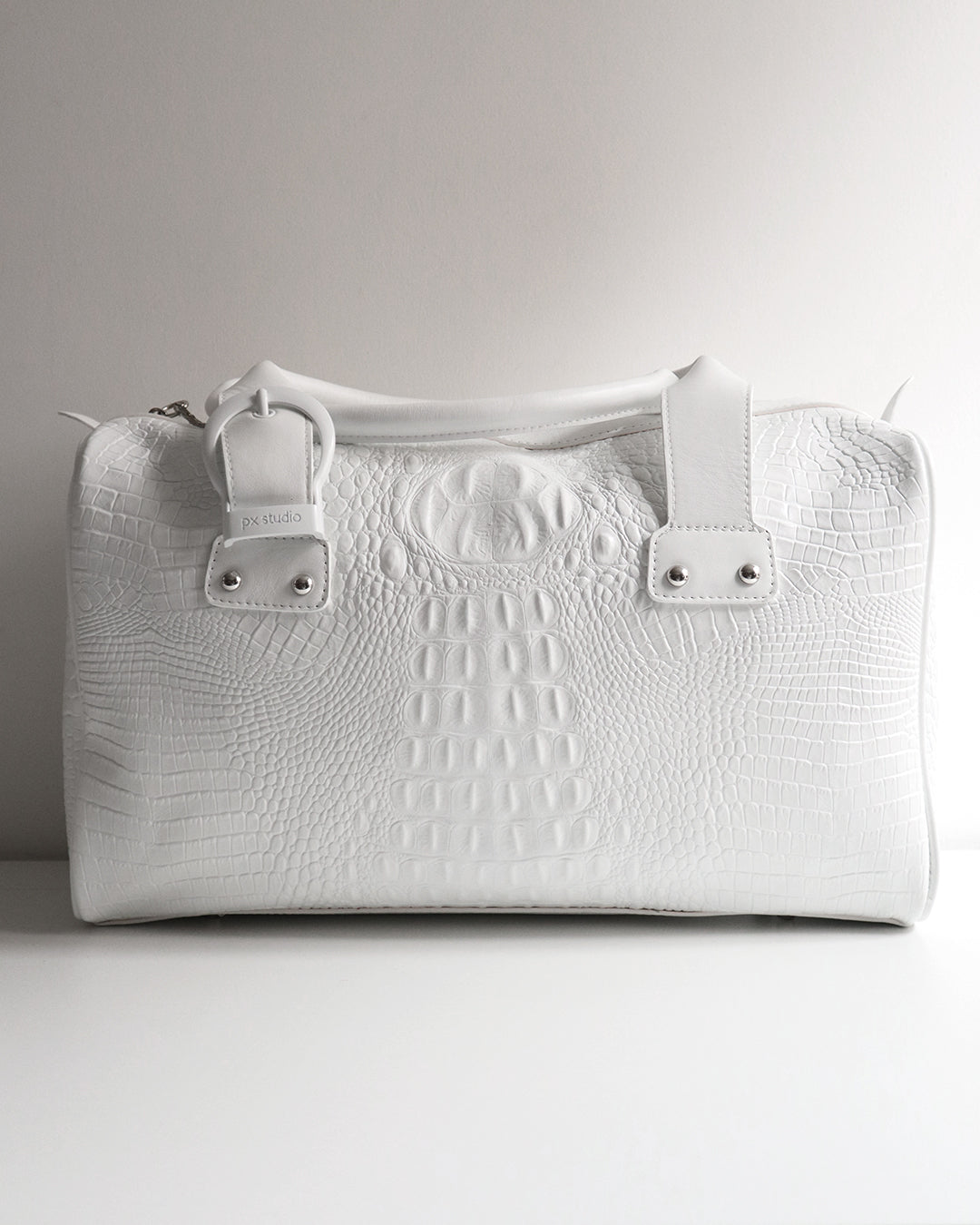 JANE BAG CROC WHITE