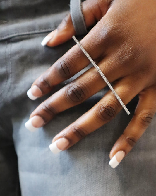 KNUCKLE RING DIAMOND