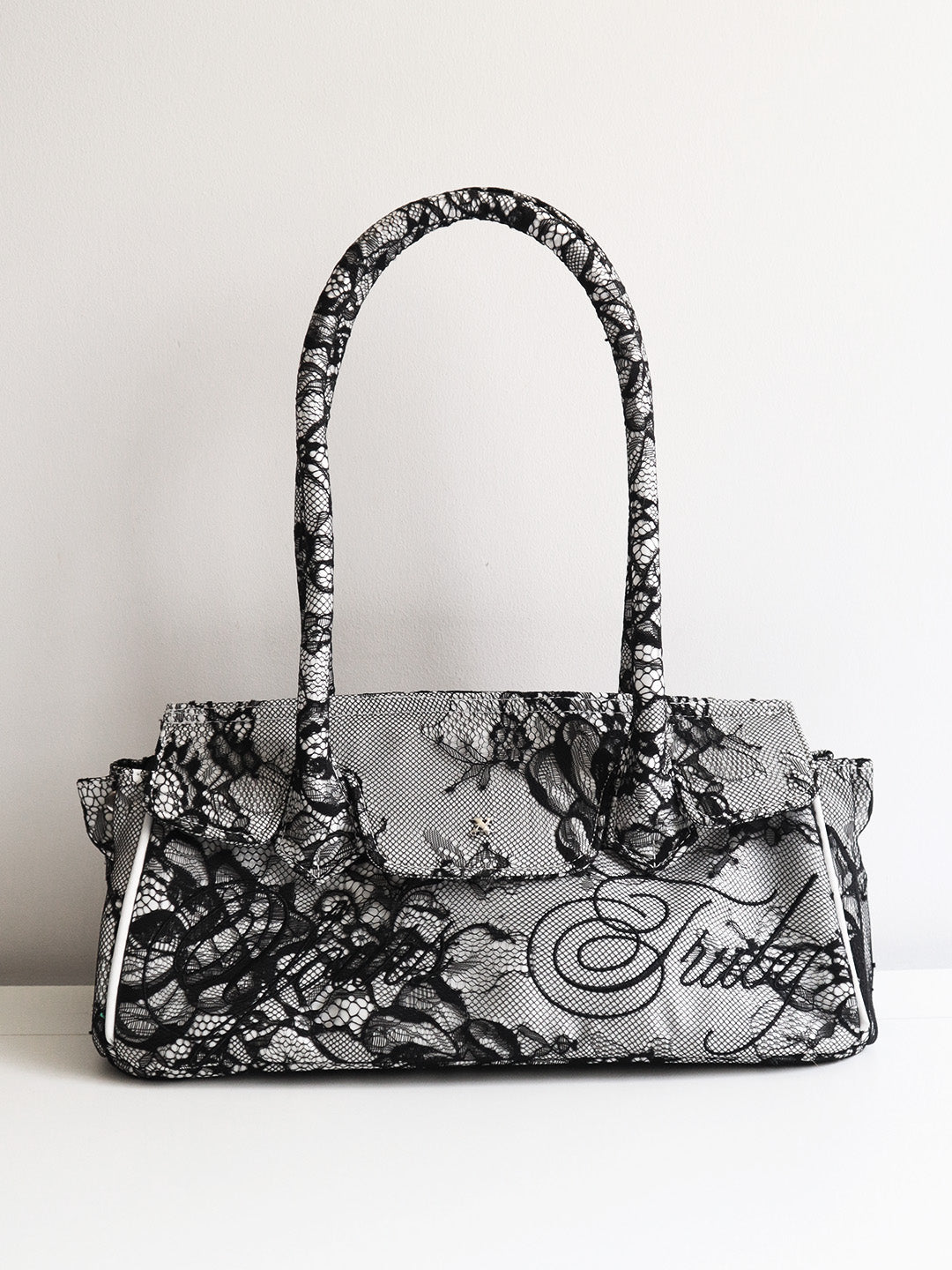 LACE CARRYALL MINI BLACK