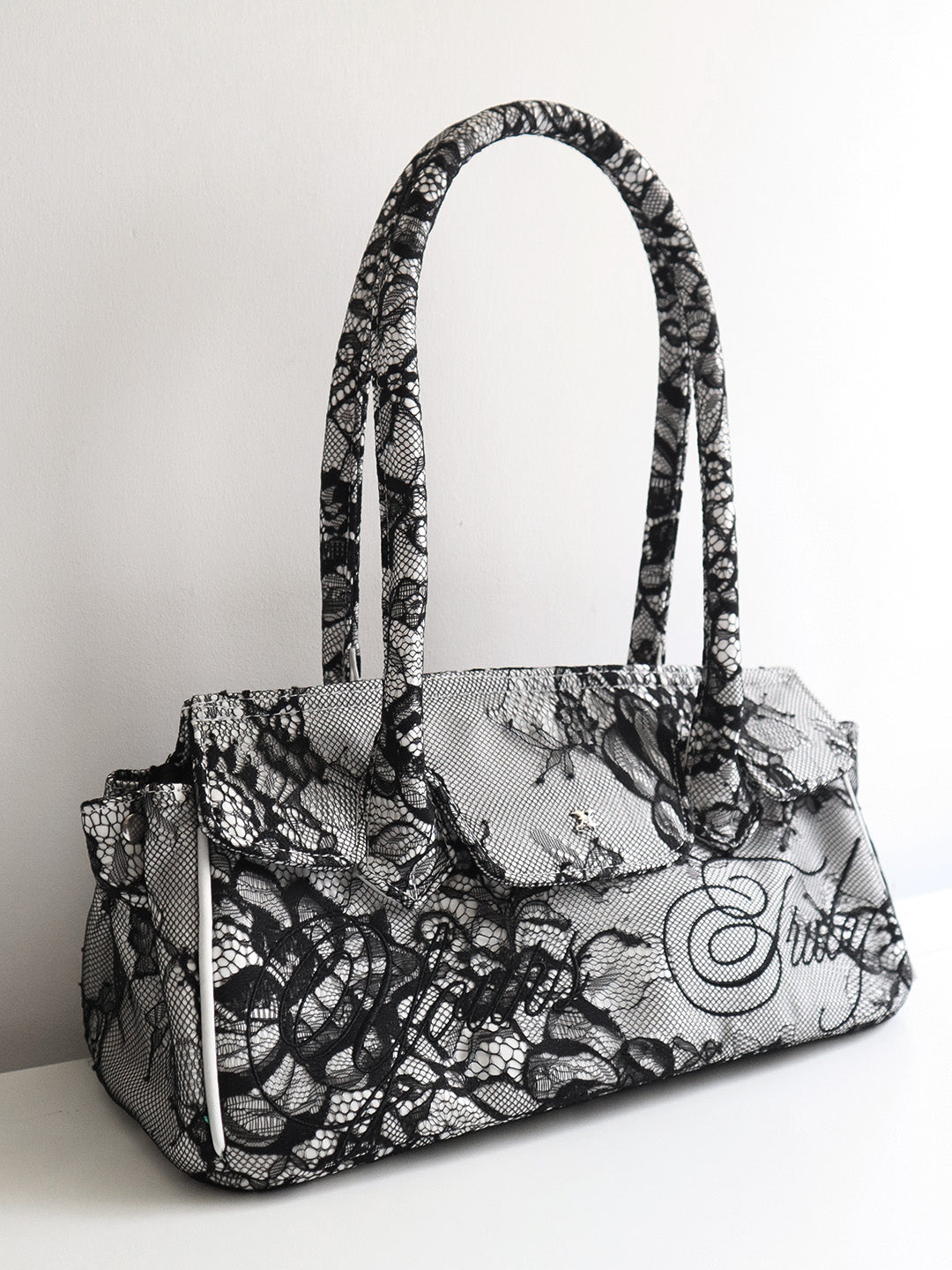 LACE CARRYALL MINI BLACK