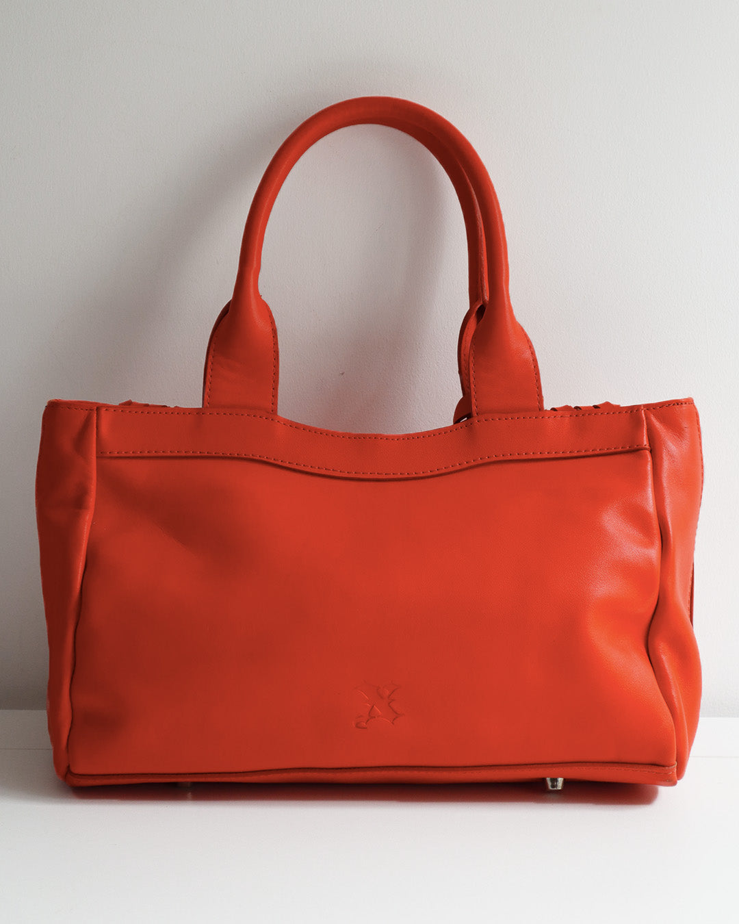 METRO LEATHER BAG ORANGE
