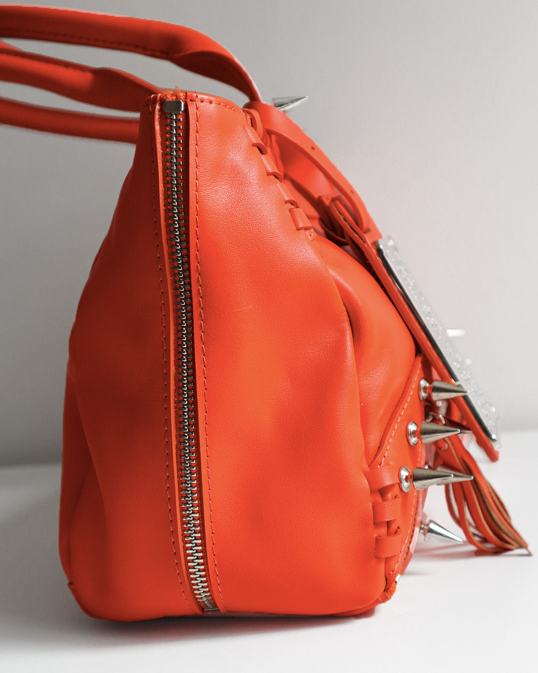 METRO LEATHER BAG ORANGE