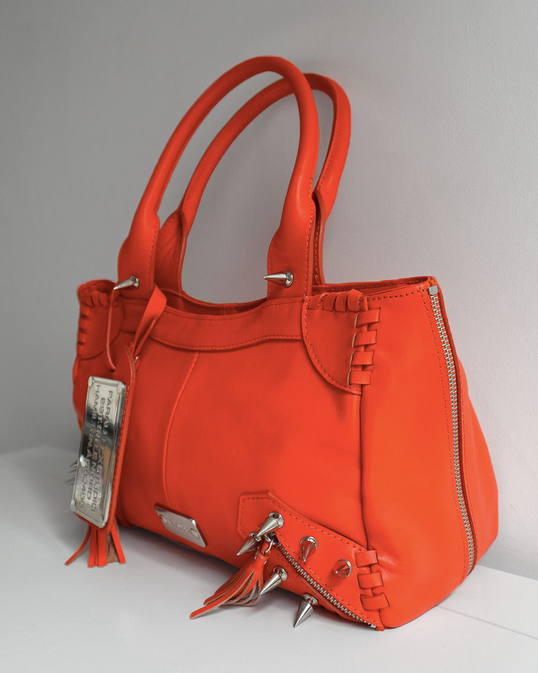 METRO LEATHER BAG ORANGE