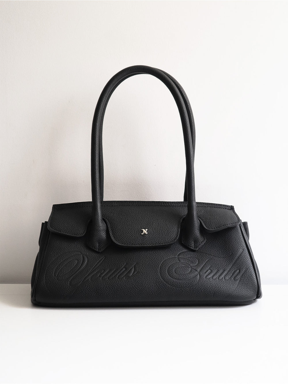 LEATHER CARRYALL MINI BLACK