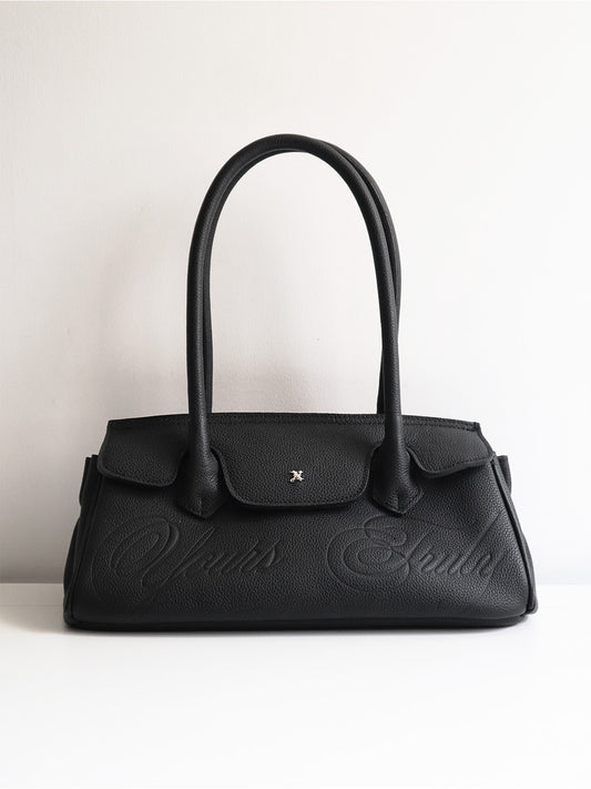 LEATHER CARRYALL MINI BLACK
