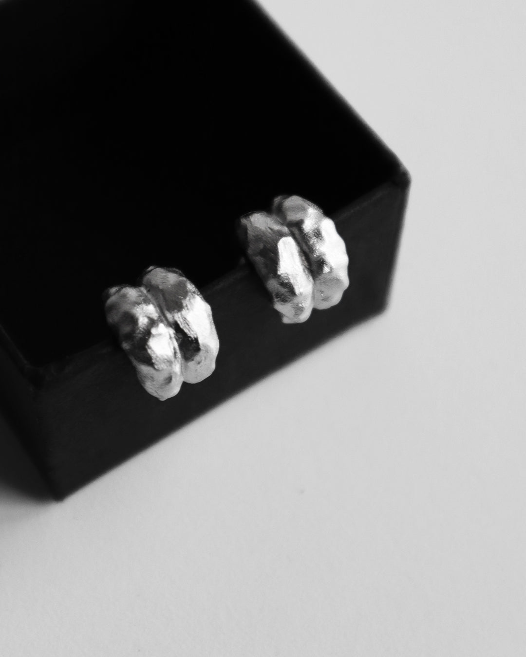 DOUBLE HOOP EARRINGS SILVER (MINIS)