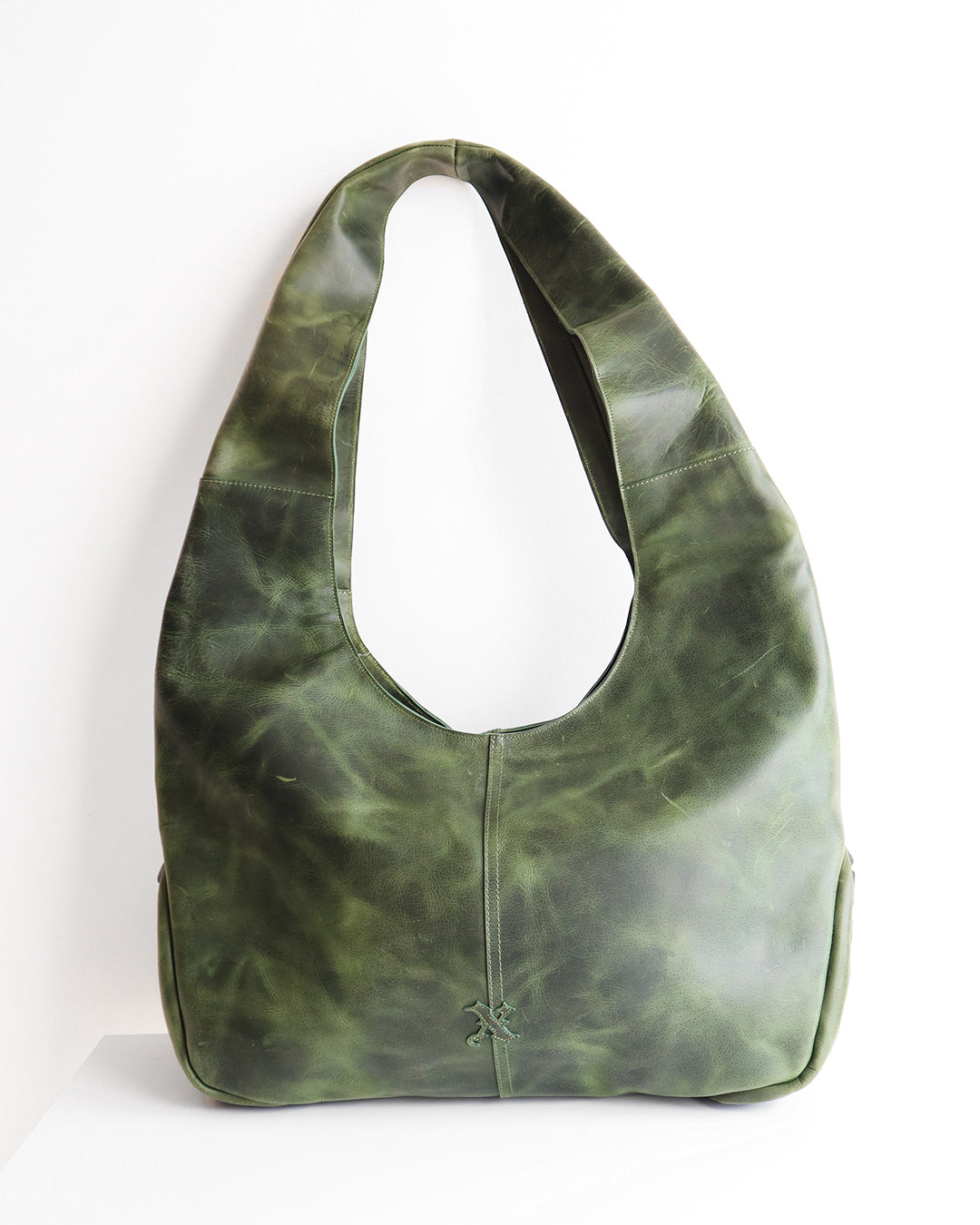 MOTO LEATHER BAG GREEN