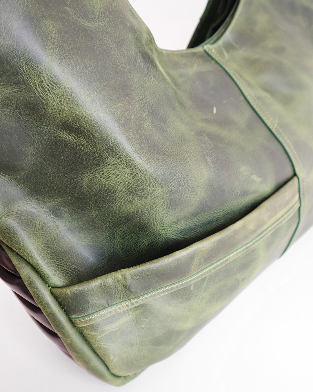 MOTO LEATHER BAG GREEN