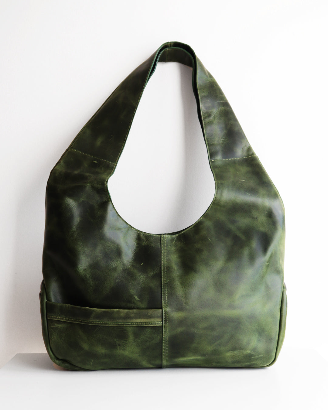 MOTO LEATHER BAG GREEN