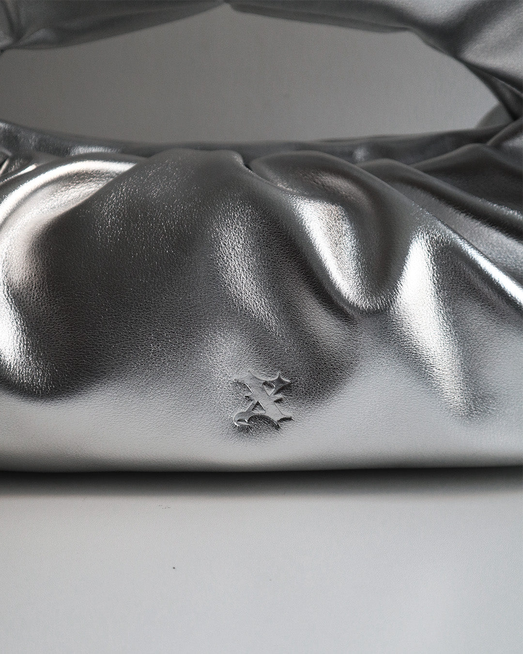 BETTY LEATHER BAG SILVER