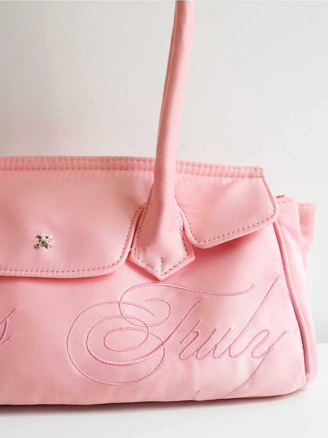 SATIN CARRYALL MINI PINK