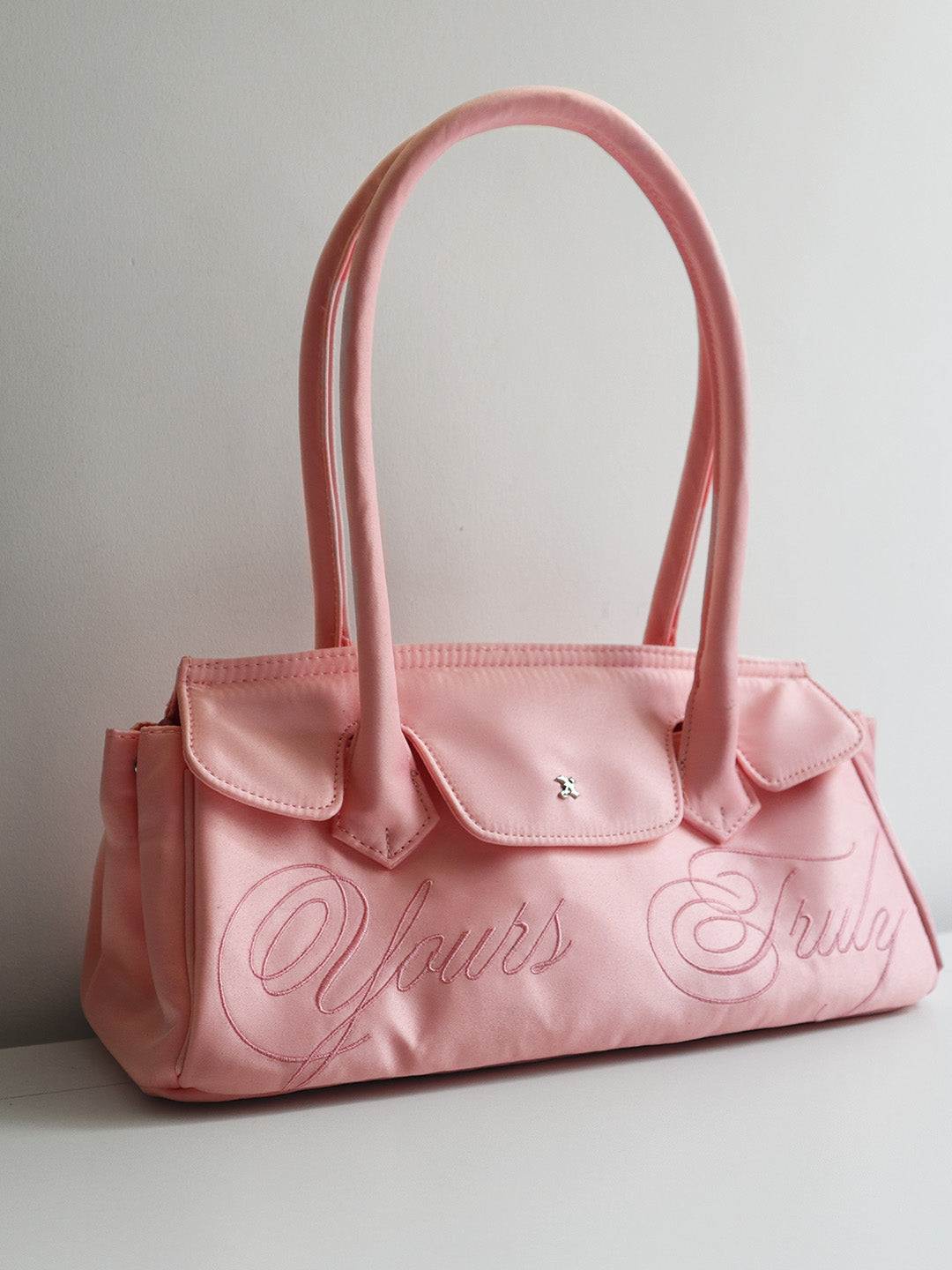 SATIN CARRYALL MINI PINK