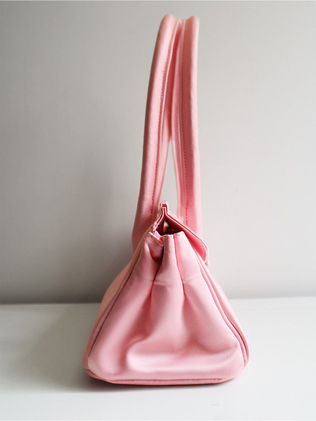 SATIN CARRYALL MINI PINK