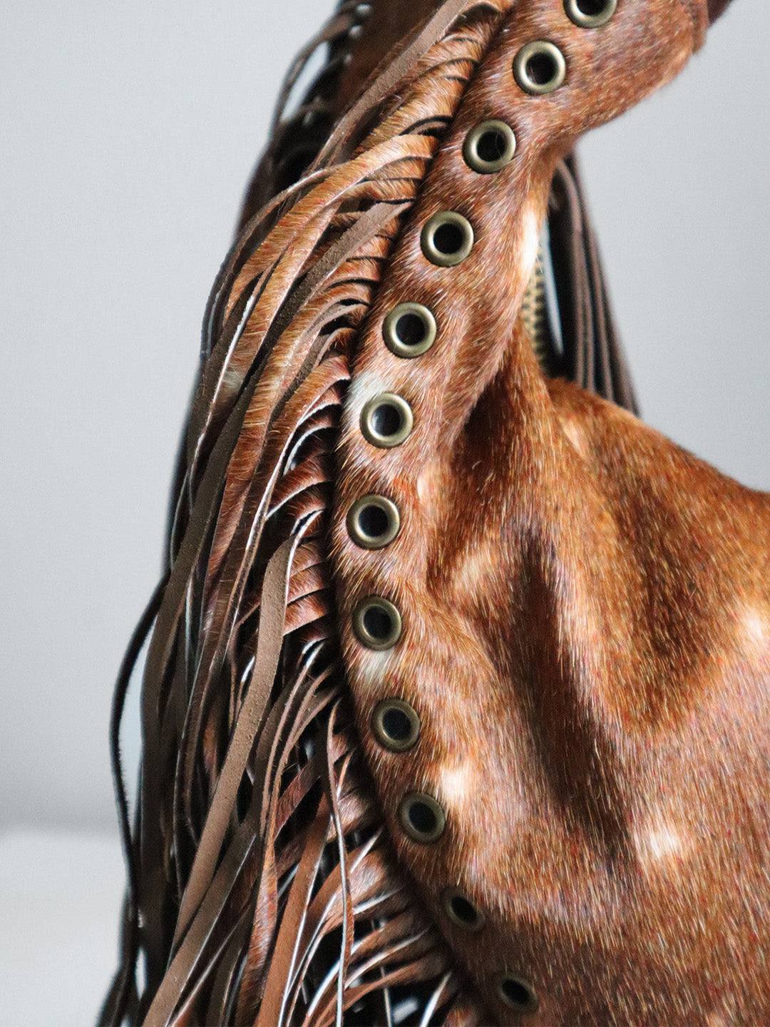 LEATHER TASSEL BAG BAMBI