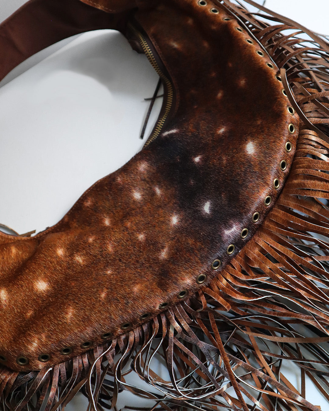 LEATHER TASSEL BAG BAMBI