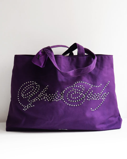YOURS TRULY TOTE PURPLE
