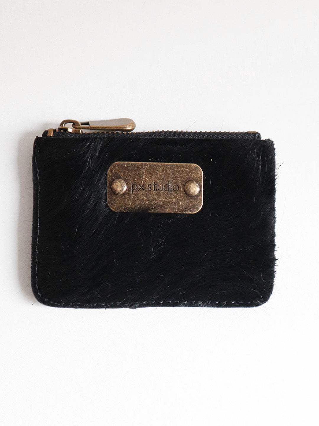 COWHIDE WALLET BLACK