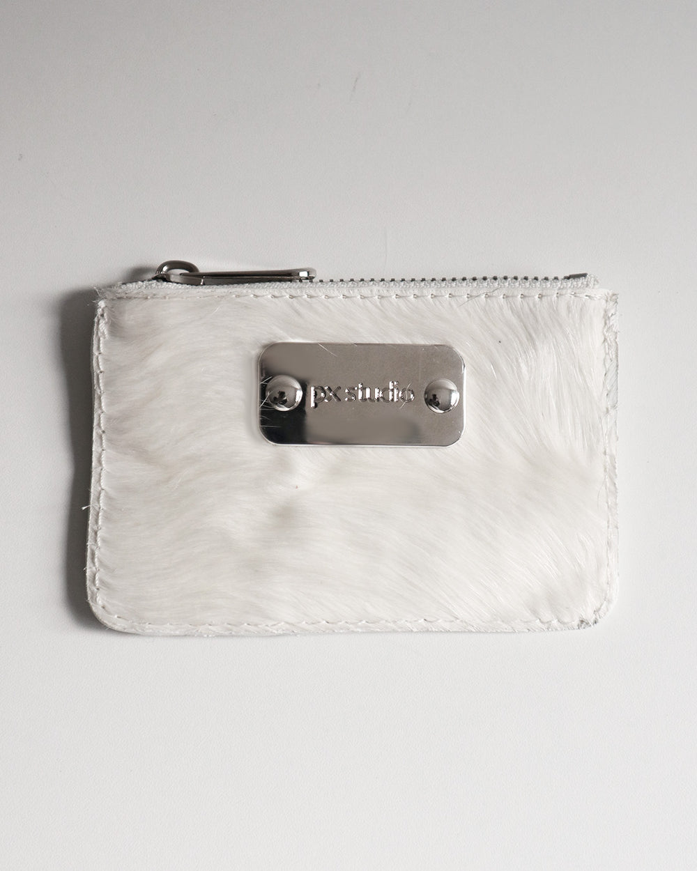 COWHIDE WALLET WHITE