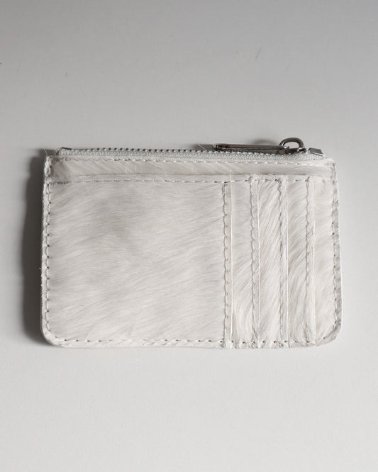 COWHIDE WALLET WHITE