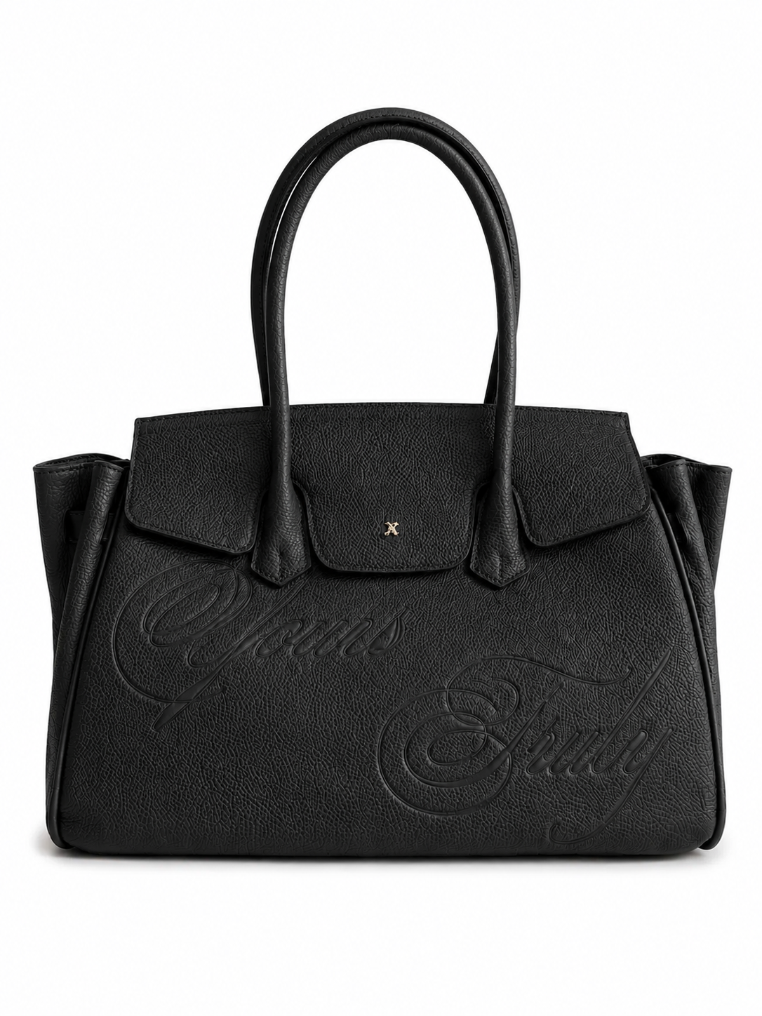LEATHER CARRYALL BLACK