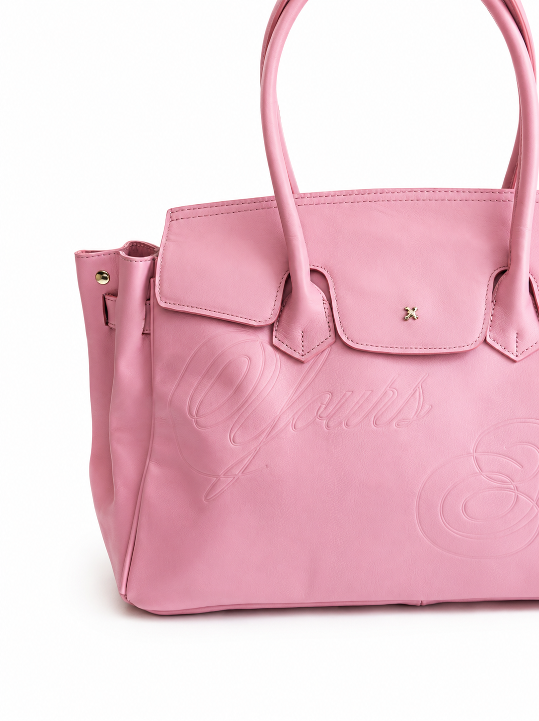 LEATHER CARRYALL PINK