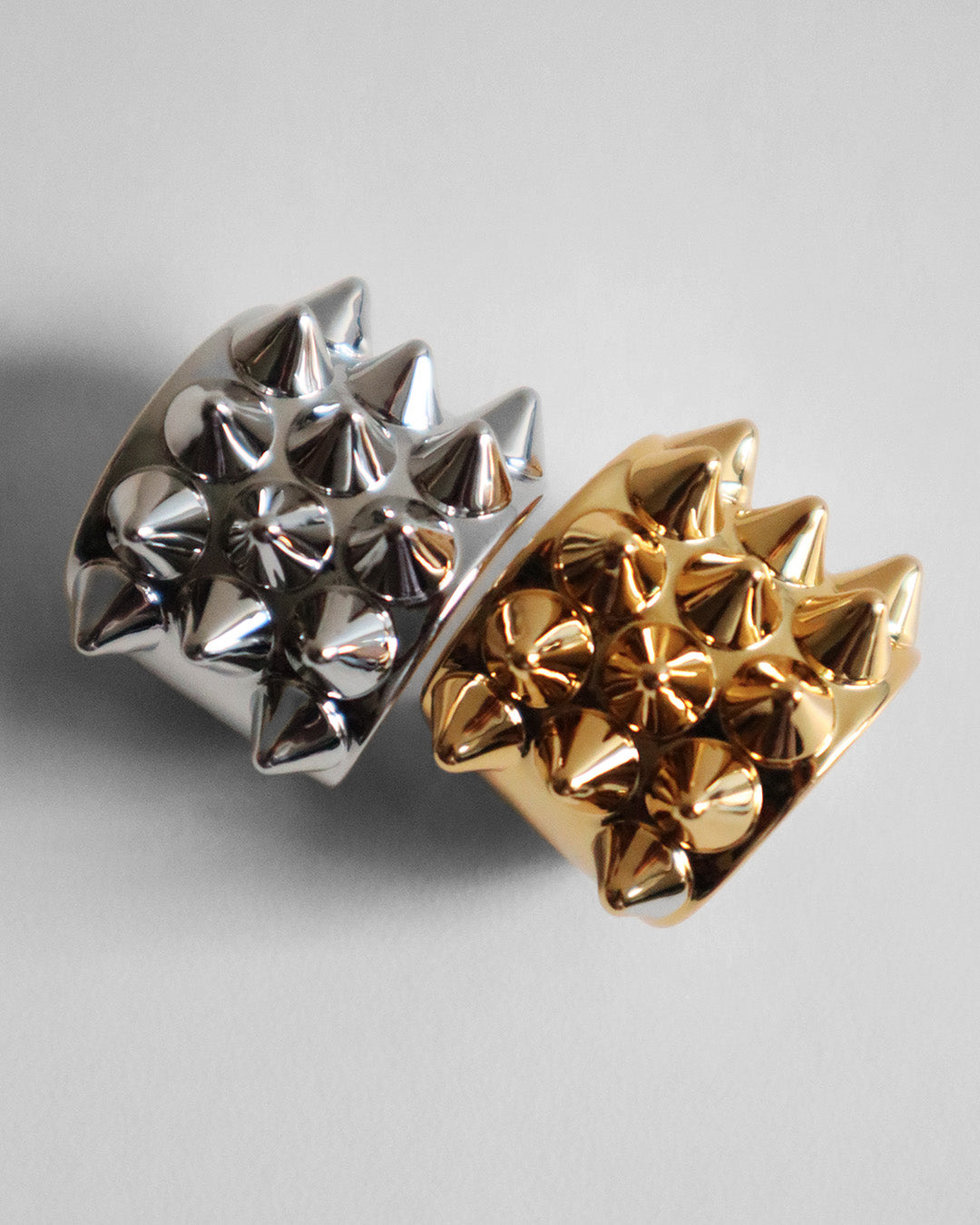 SPIKED RING GOLD