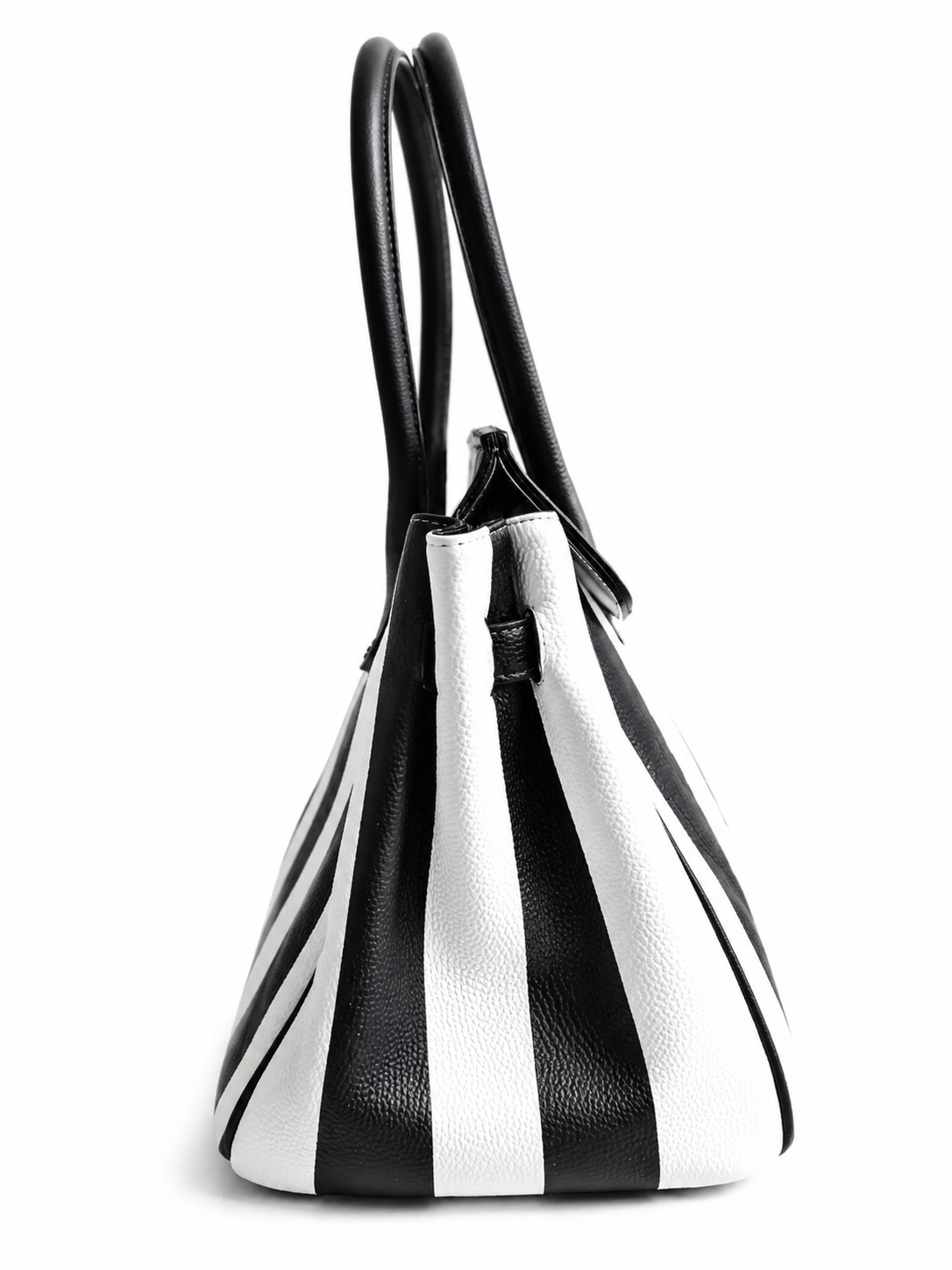 LEATHER CARRYALL STRIPED