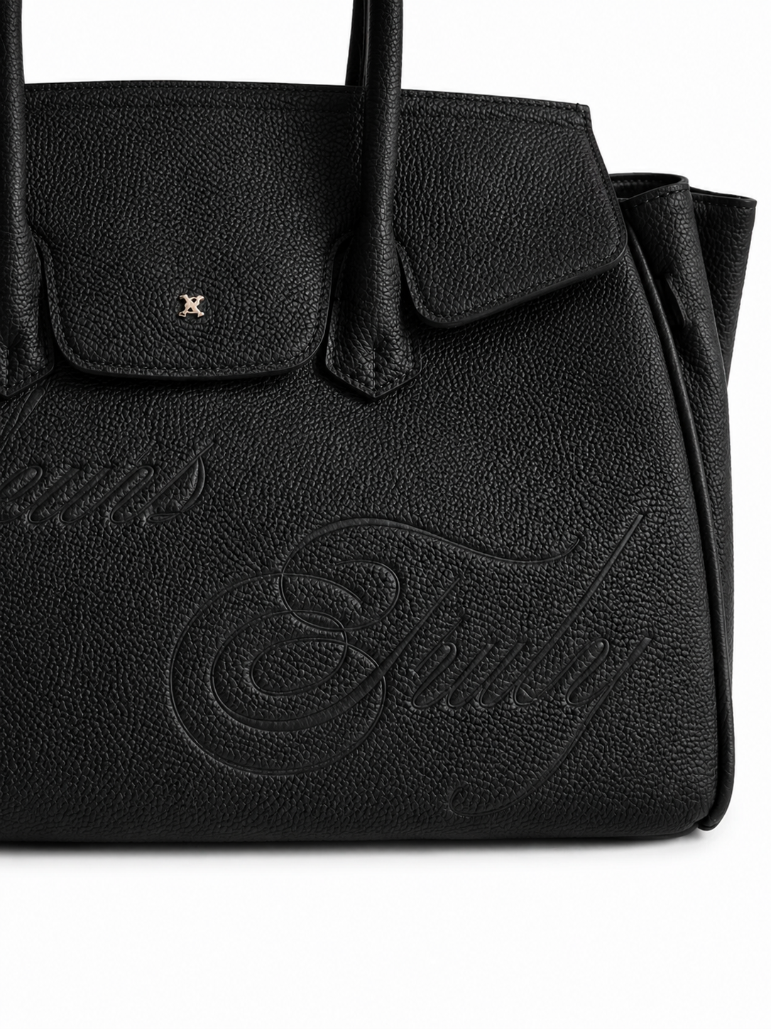LEATHER CARRYALL BLACK