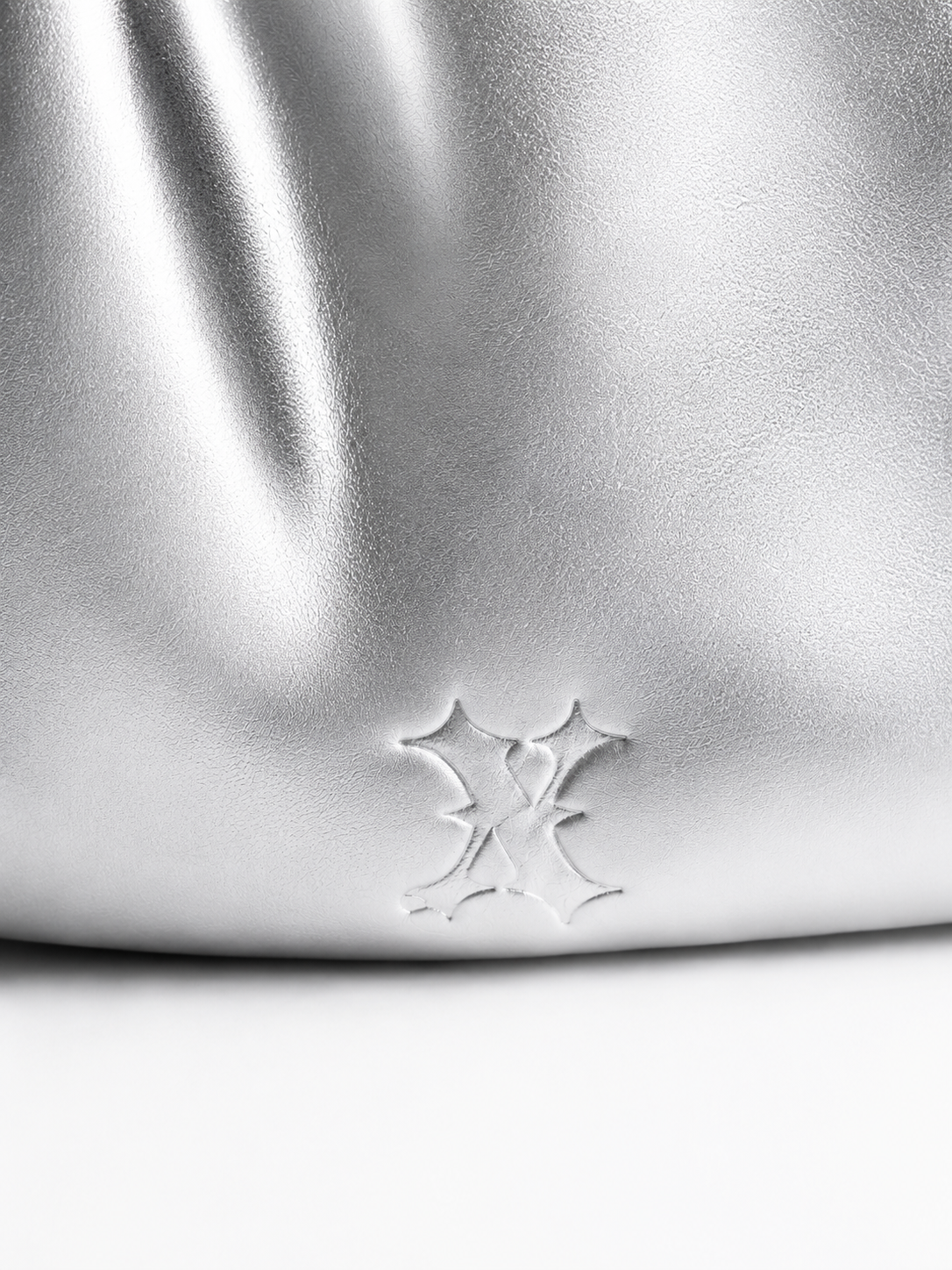 BETTY LEATHER BAG SILVER