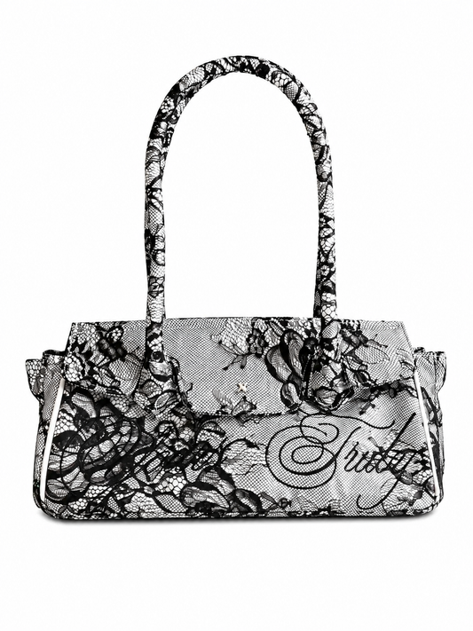 LACE CARRYALL MINI BLACK