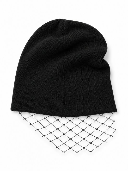 VEIL BEANIE BLACK x OLIVIA SADE