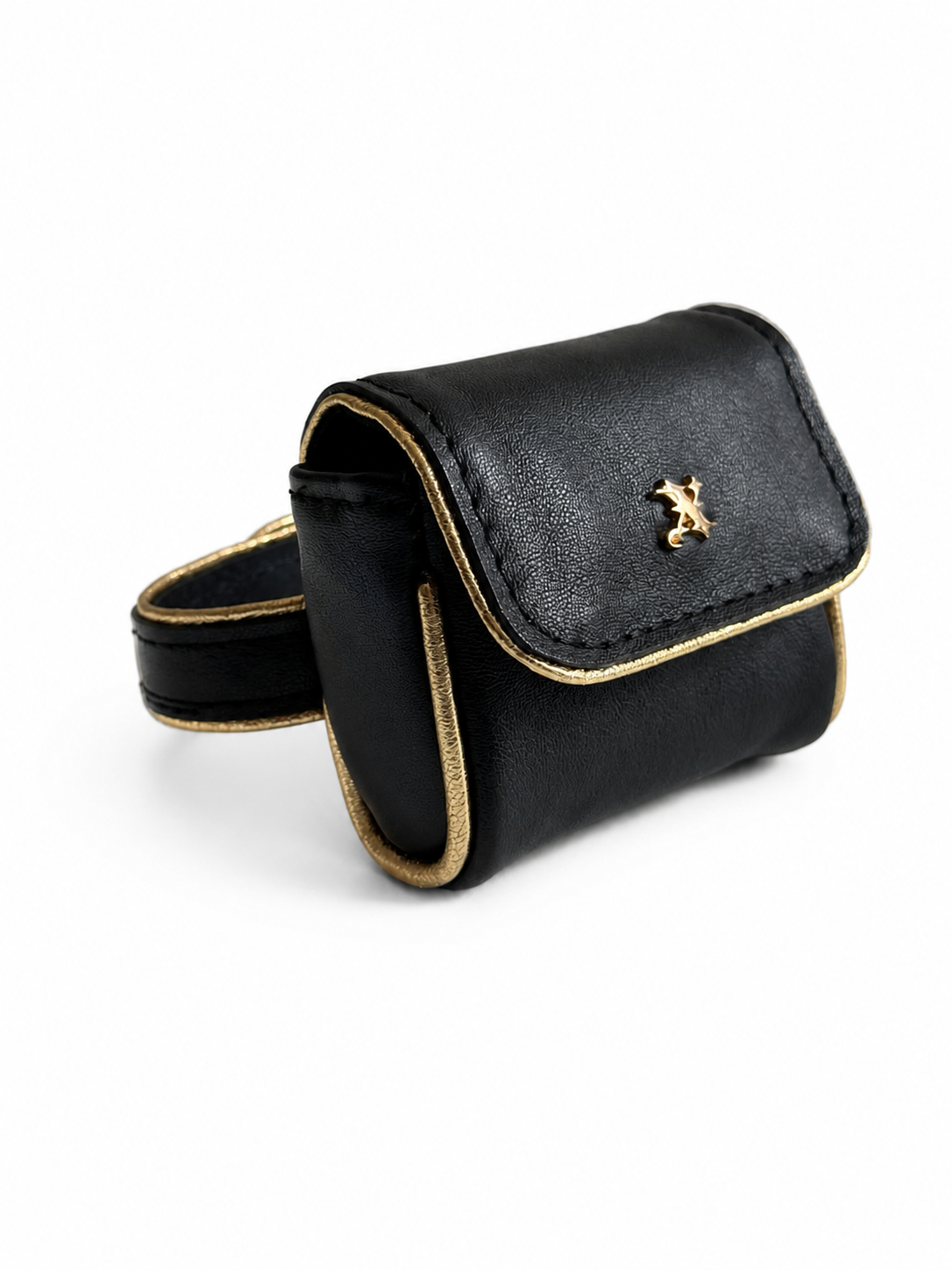 LEATHER MICRO POUCH BLACK