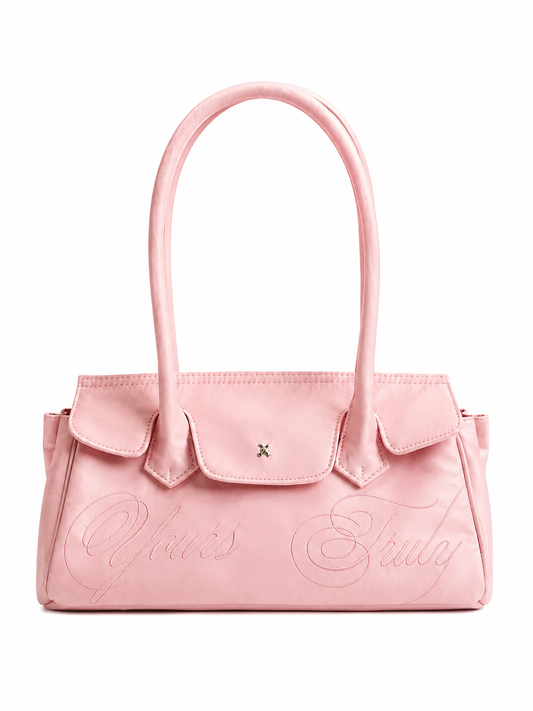 SATIN CARRYALL MINI PINK