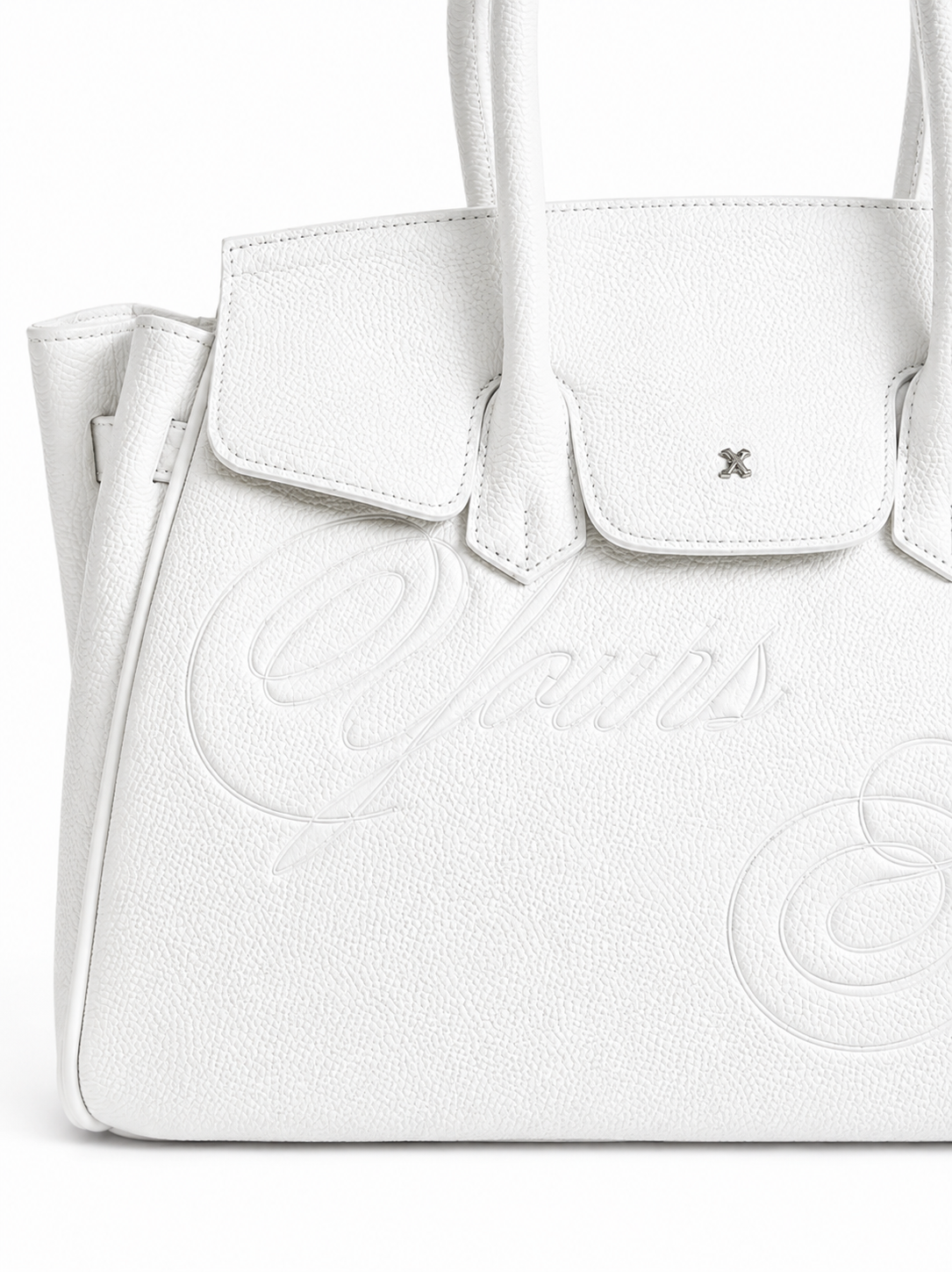 LEATHER CARRYALL WHITE