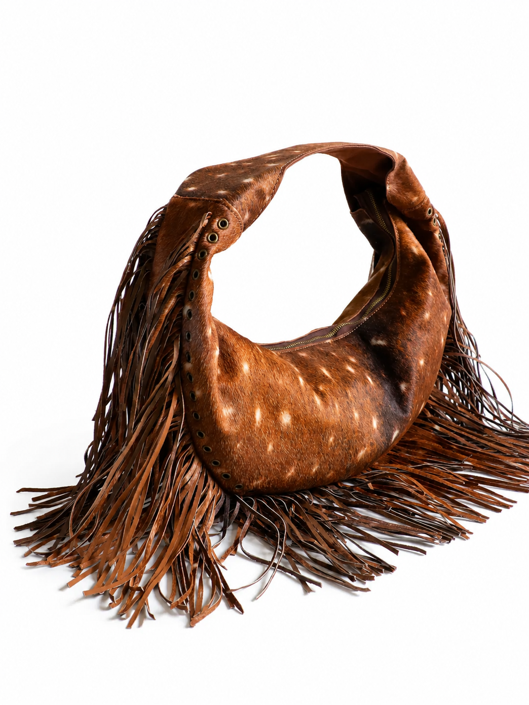 LEATHER TASSEL BAG BAMBI
