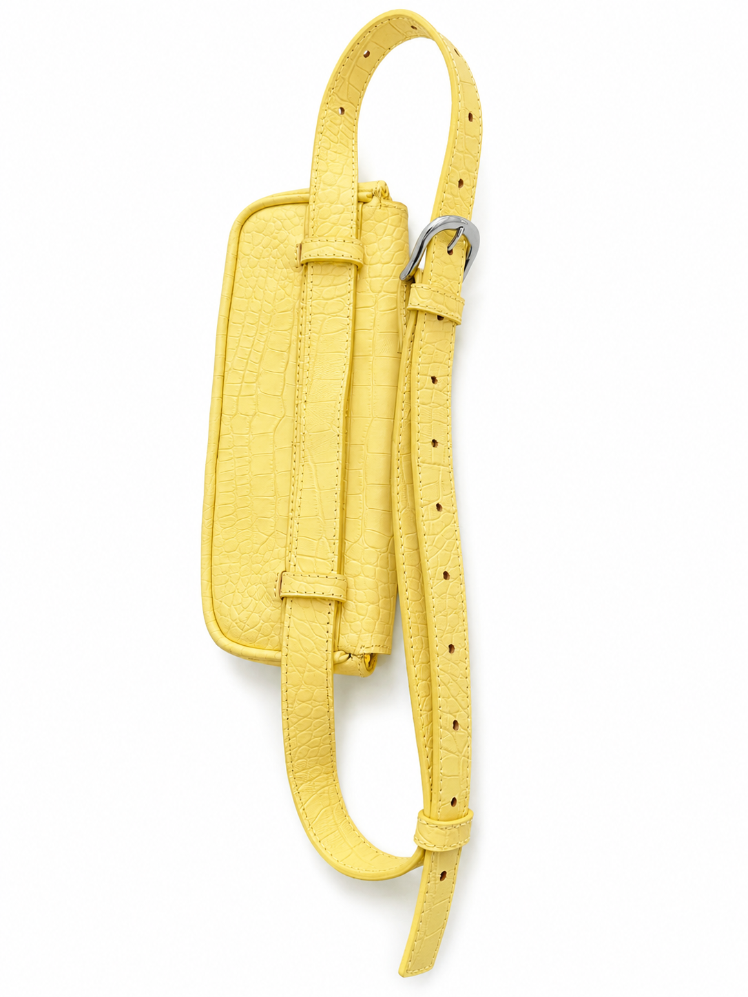 POUCH BELT CROC YELLOW