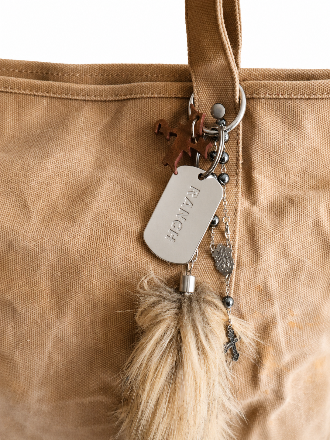RANCH CANVAS TOTE BEIGE