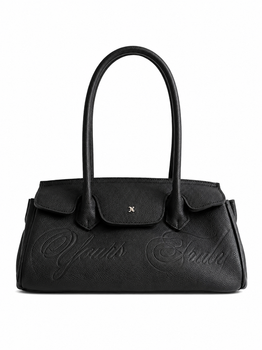 LEATHER CARRYALL MINI BLACK