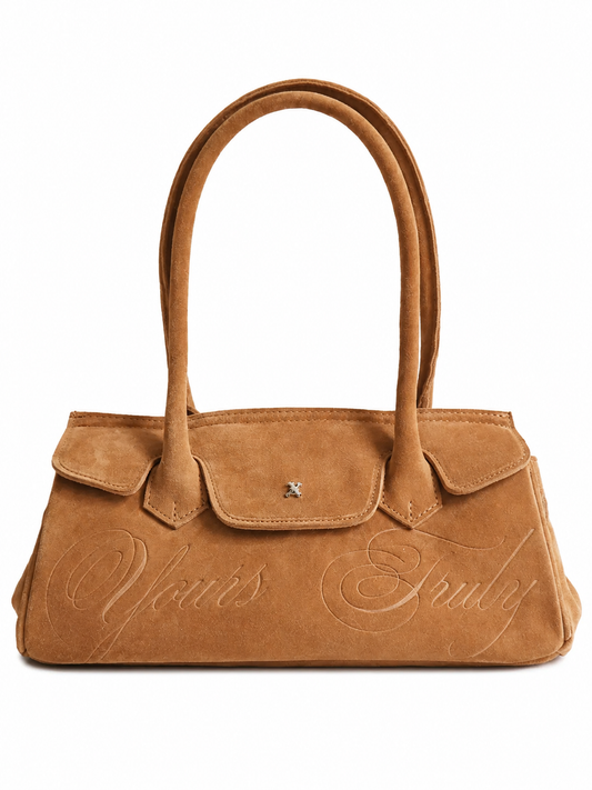 SUEDE CARRYALL MINI BEIGE