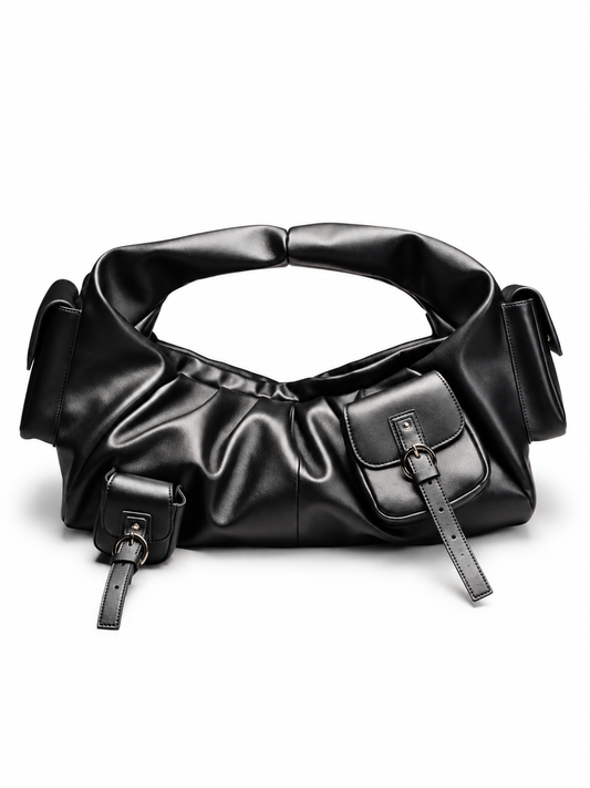 BETTY LEATHER BAG BLACK