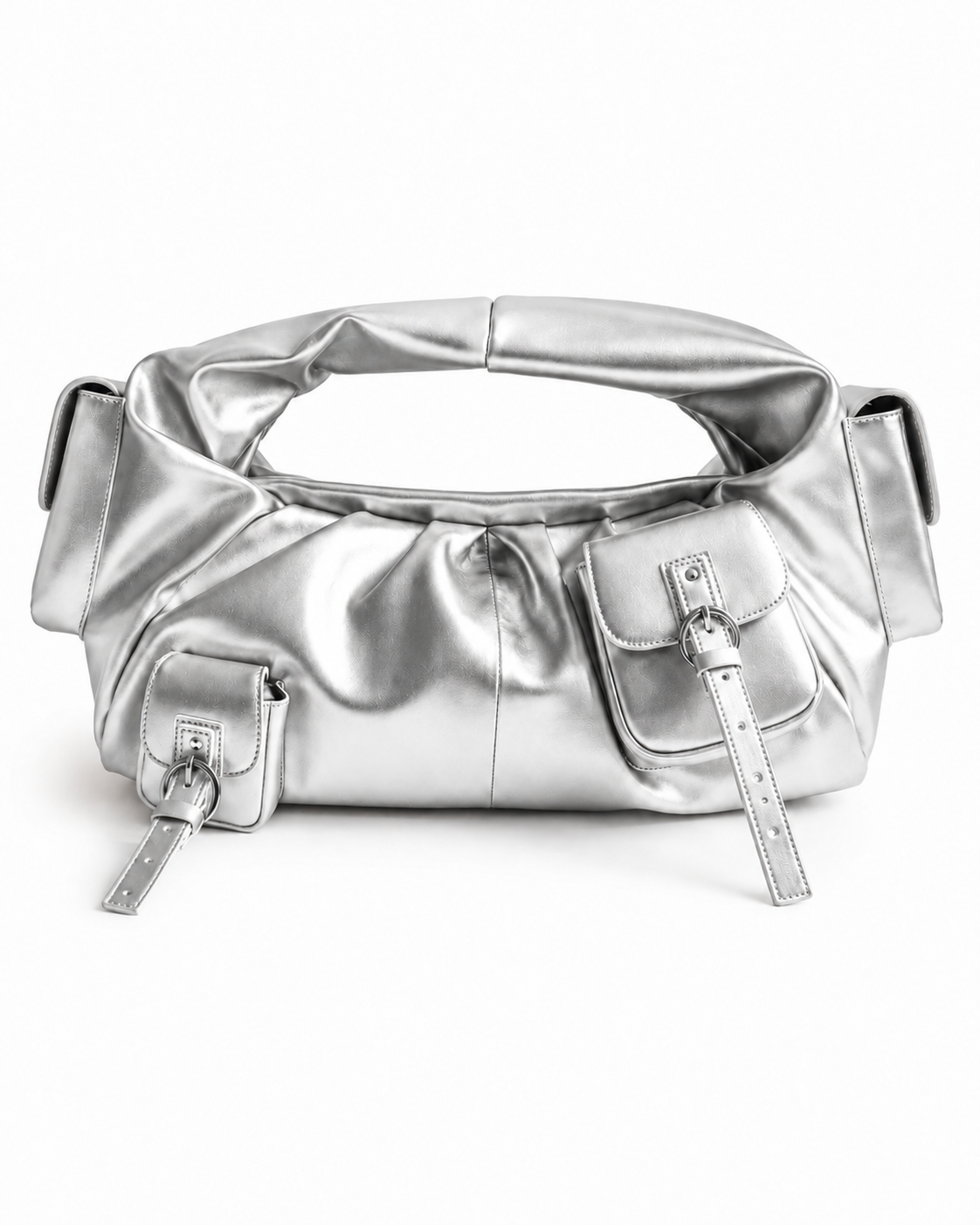 BETTY LEATHER BAG SILVER