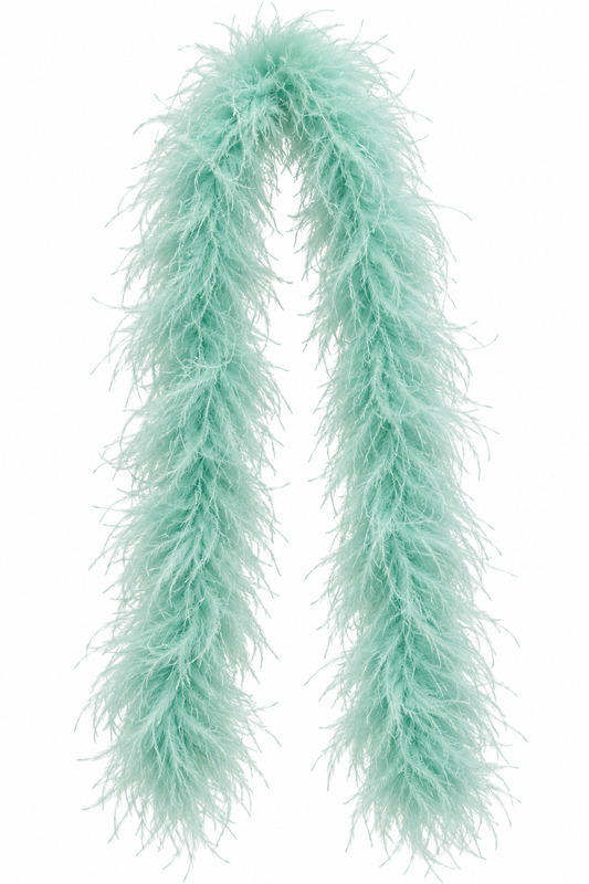 OSTRICH FEATHER BOA MINT