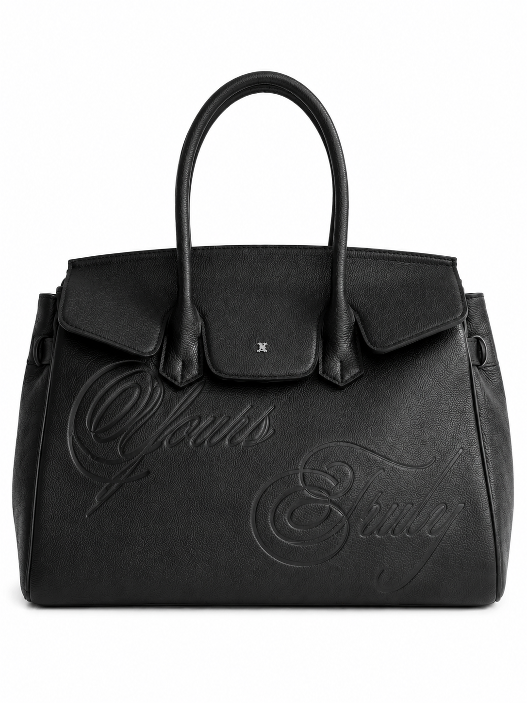 LEATHER CARRYALL BLACK